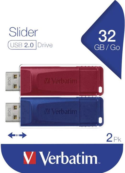 Image du produit Verbatim Glissière (32 Go, USB-A, USB 2.0)