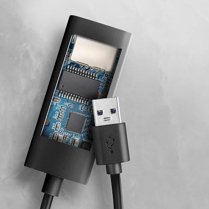 Actual product image Axagon ADE-AR, USB-A 3.2 Gen 1 - Gigabit Ethernet s????ov?? karta, Realtek 8153, auto instal (USB 3.0, RJ45 Gigabit Ethernet (1x))