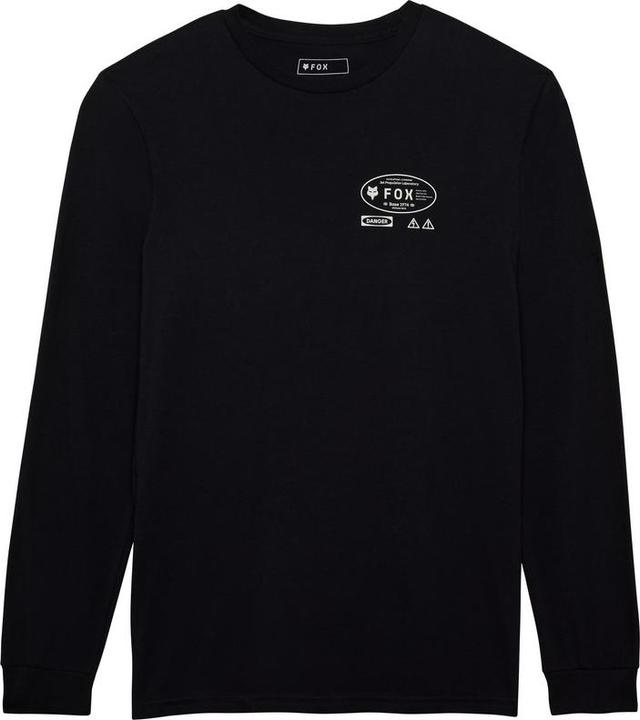Actual product image Fox Tee 24 Stamped Ls Prem Blk (M)