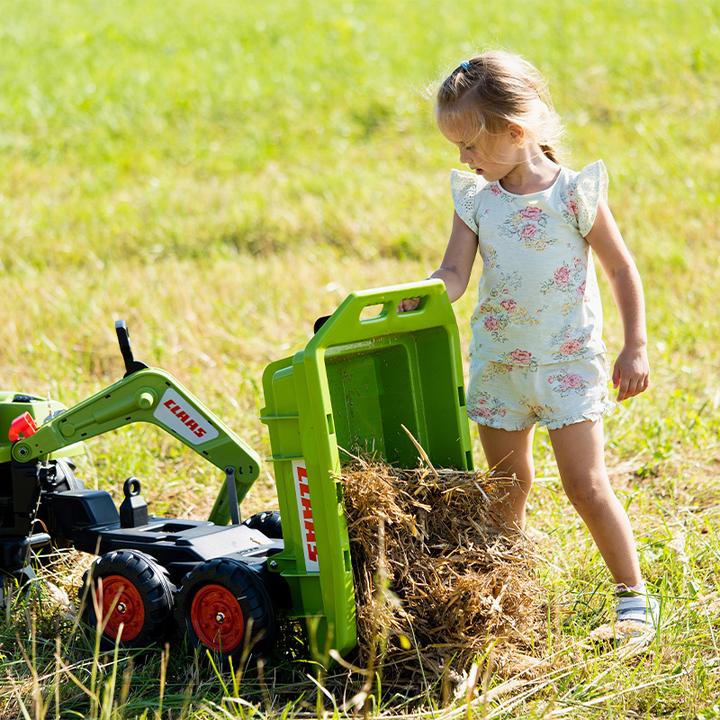 Produktbild Falk Toys Claas Traktor + Anh. XL