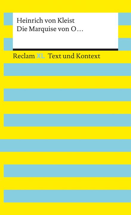Actual product image Die Marquise von O... Textausgabe mit Kommentar und Materialien (German, Wolfgang Pütz, Henry von Kleist, 2021)