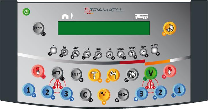Actual product image Stramatel Display panel 452 PS 900