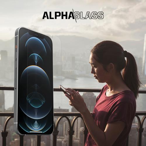 Actual product image OtterBox Alpha Glass (1 Piece, Apple iPhone 12, Realme 12 Pro+)