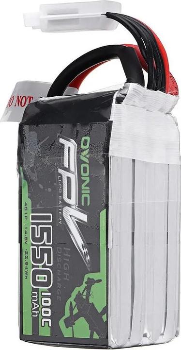 Produktbild AccuCell Akku 1550mAh 14.8V 100C 4S XT60-Stecker für Modellbau (14.80 V, 1550 mAh)