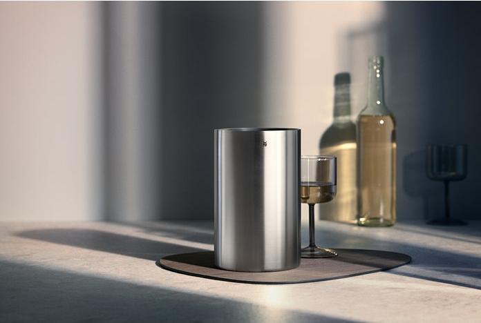 Produktbild WMF Sekt-Weinkühler Edelstahl Flaschenkühler doppelwandig 19,5cm Clever&More matt