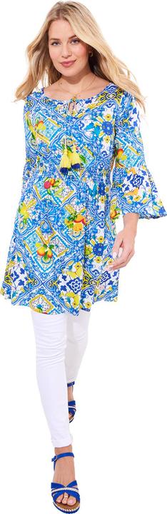 Actual product image Joe Browns Fruity Tile Shirred Waist Tunic (38)