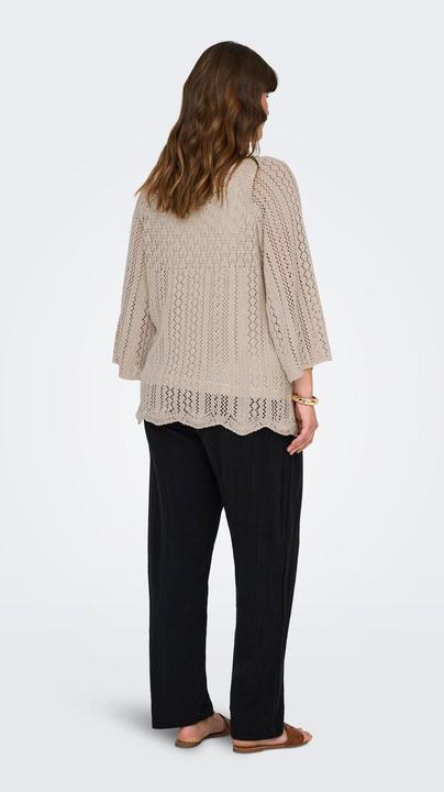 Produktbild Only Normal geschnitten Rundhals Plus Pullover Strickpullover (L)