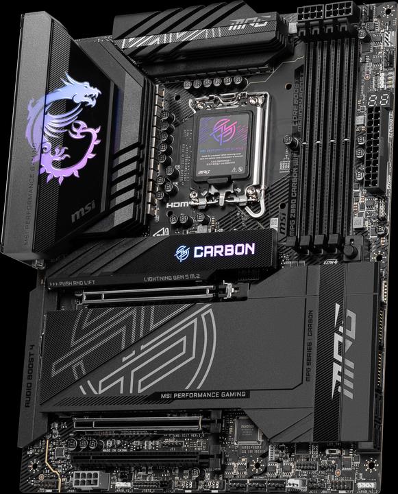 Produktbild MSI MPG Z890 CARBON WIFI (LGA 1851, Intel Z890, ATX)