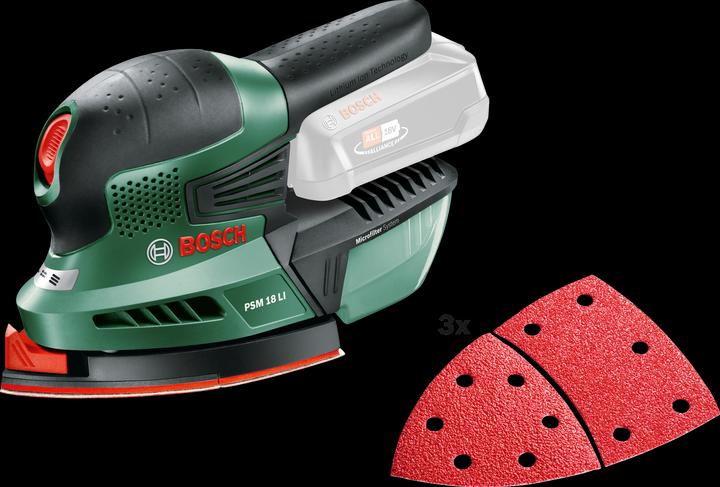 Productafbeelding Bosch Home & Garden PSM 18 LI / zonder batterij (Multischuurmachine)