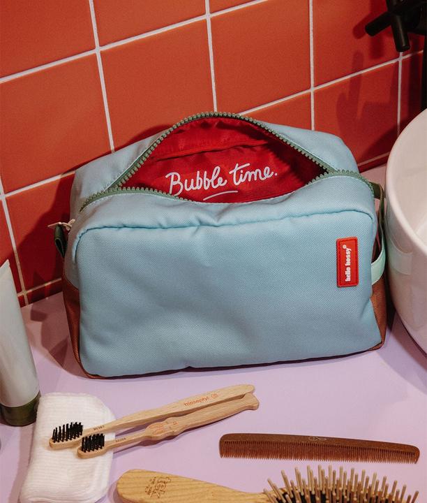 Immagine prodotto Hello Hossy Mini Yosemite Kulturbeutel - Braun / Blau / Grün (4.90 l)