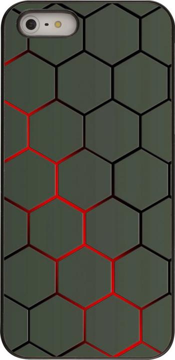 Actual product image PhoneLook Coque Geometric Line red (Apple iPhone 5, Apple iPhone 5s)