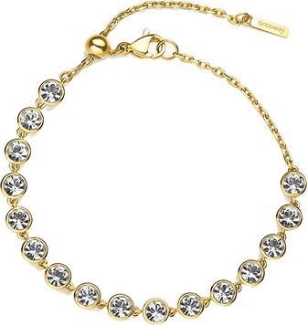 Brosway Sparkling Gold Plated Symphonia Crystal Bracelet BYM154