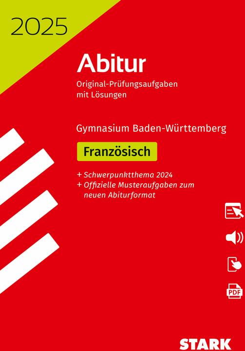 Etichetta energetica Abiturprfung BaW 2025 - Franzsisch Basis-/Leistungsfach (Tedesco, 2024)