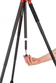 Actual product image Fotopro X Aircross 3 Lite Carbon Tripod Oranje