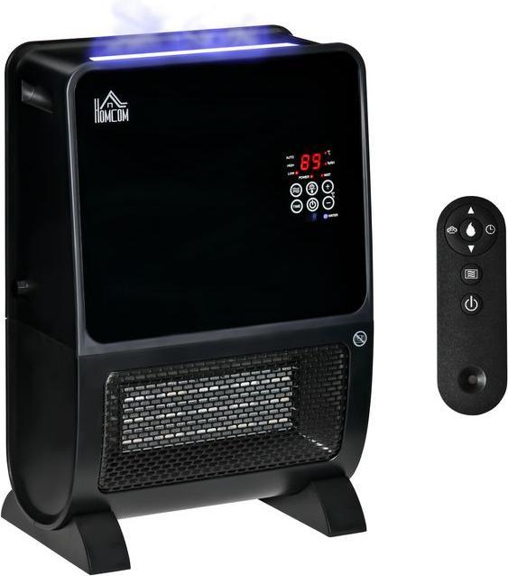 Image du produit Swisshandel24 Radiateur soufflant 2 en 1 Chauffage électrique avec télécommande Humidificateur d'air Céramique (2000 W)