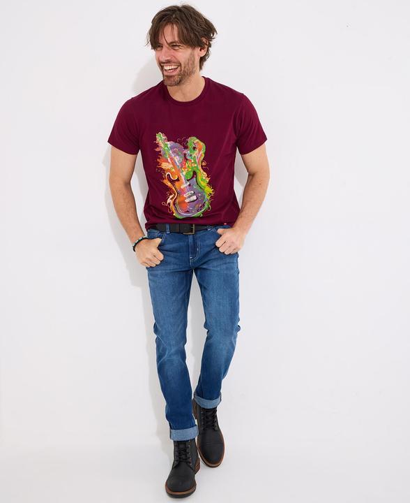 Actual product image Joe Browns Bright Guitar Graphic T-Shirt (M)