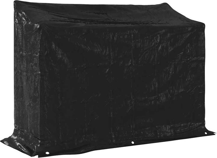 Produktbild VidaXL Brennholzregal mit Regenschutz 151x60,5x110,5 cm Stahl Verzinkt