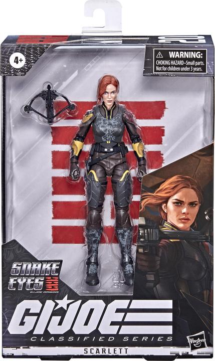 Actual product image Hasbro G.I. Joe Classified Series Snake Eyes: G.I. Joe Origins Scarlett Action Figure 20 Toys to Collect