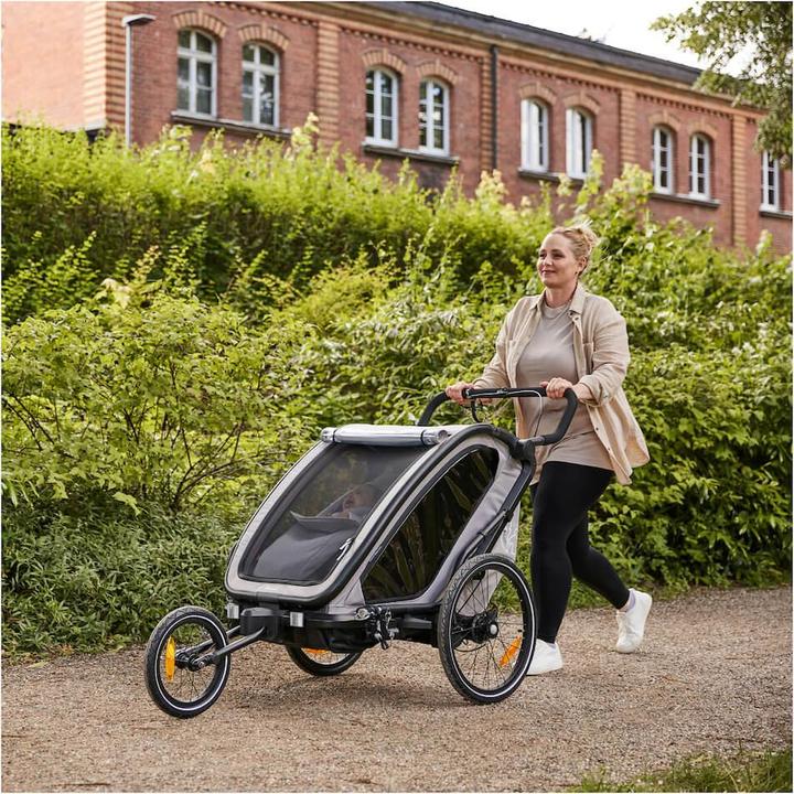 Produktbild Hauck 3in1 Fahrradanhänger Bike N Walk Duo für