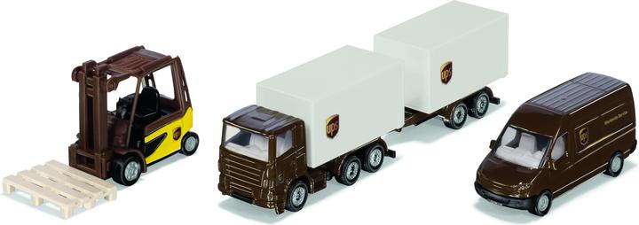 Actual product image Siku UPS Logistics Set Super, 3 vehicles, approx. 1:87, from 3+