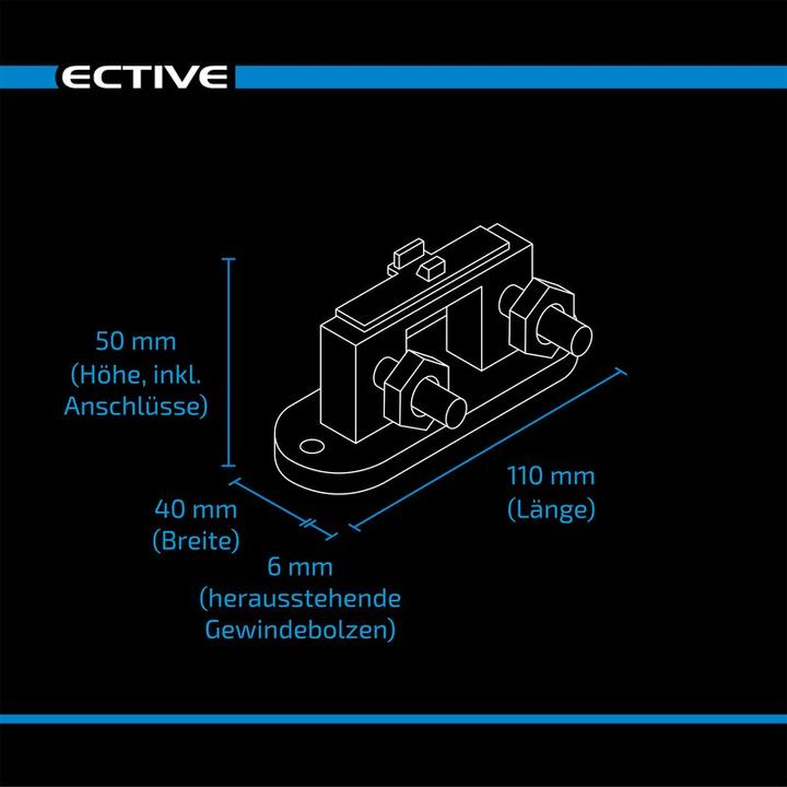 Produktbild Ective BM X Batteriemonitor mit 500A Shunt und Bluetooth App