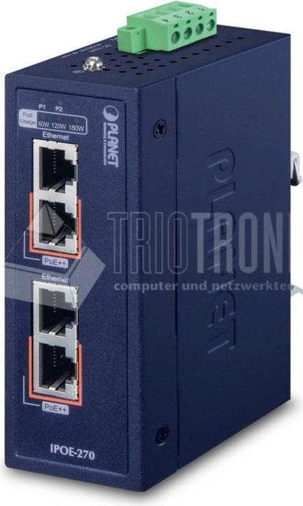 Planet IP30 industriale a 2 porte (4 Porti)