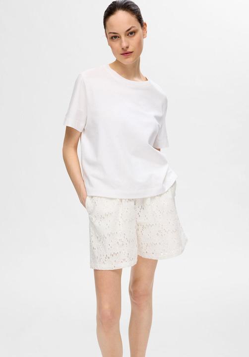 Actual product image Selected Femme Broderie Anglaise Shorts (38)