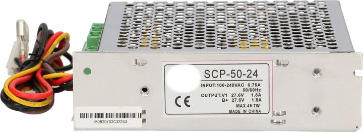 Image du produit Extralink SCP-50-24 alimentation électrique avec chargeur de batterie 27.6V 50W 24V (50 W)
