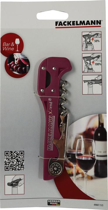 Productafbeelding Fackelmann 49807 Kurkentrekker Sommelier Mes Veelkleurig (Kelnermes)