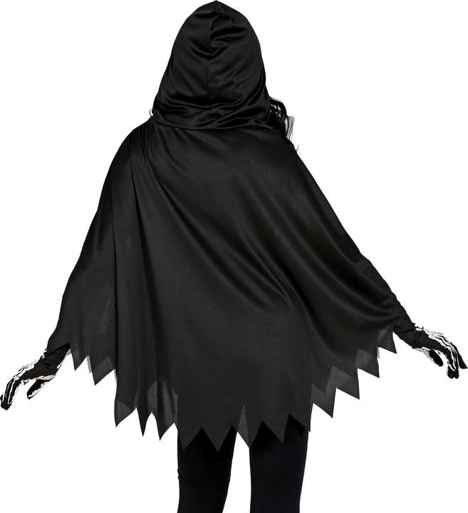 Produktbild Widmann Skelett Poncho Mit Kapuze (One Size)