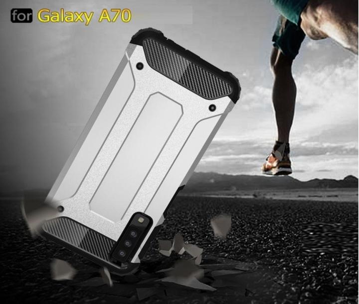 Produktbild Screenguard AdventureCase Samsung Galaxy A70 Hybrid Hülle (Samsung Galaxy A70)