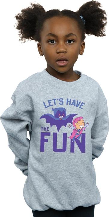 Image du produit - Sweat TEEN TITANS GO LET'S HAVE THE FUN - Fille (140, 146)