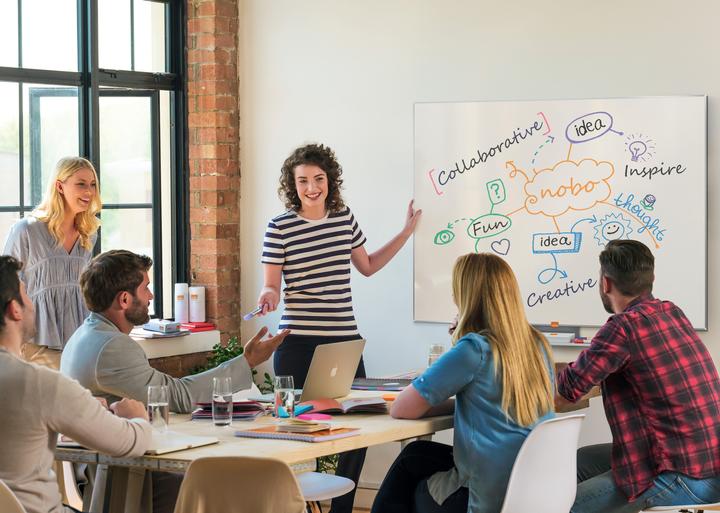 Produktbild Nobo CLASSIC - Whiteboard Emaille (1200 x 900 mm)