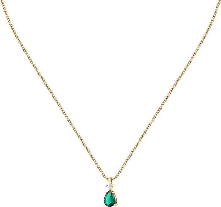 Morellato Decent Tesori Gold Plated Cubic Zirconia Necklace SAIW190 (Silber 925)