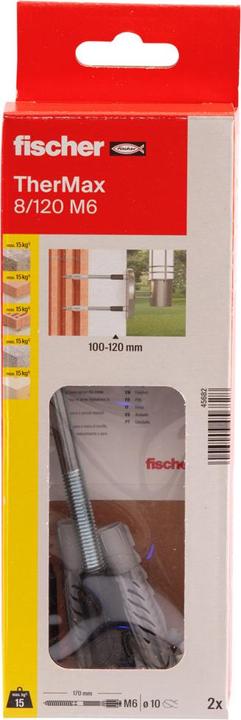 Immagine prodotto Fischer TherMax 8/120 M6 (2) (2 pz.)