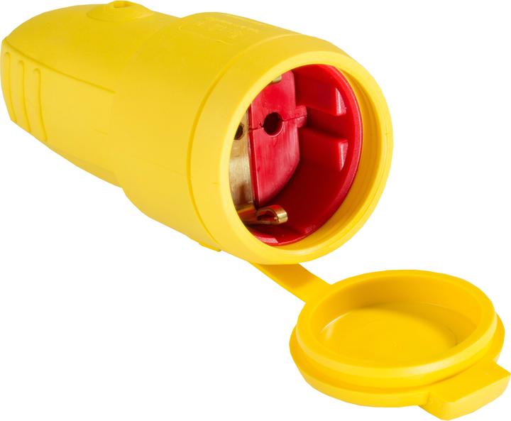 Actual product image As - Schwabe Earth contact rubber coupling yellow
