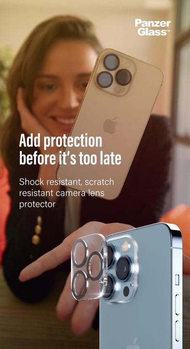 Actual product image PanzerGlass Camera Protector (1 Piece, Apple iPhone 13 mini, Apple iPhone 13)