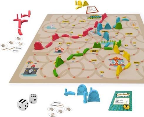 Immagine prodotto Jumbo Speedwagon, d/f/i da 8 anni, 2-4 giocatori, emozionante gioco di montagne russe. (Tedesco)