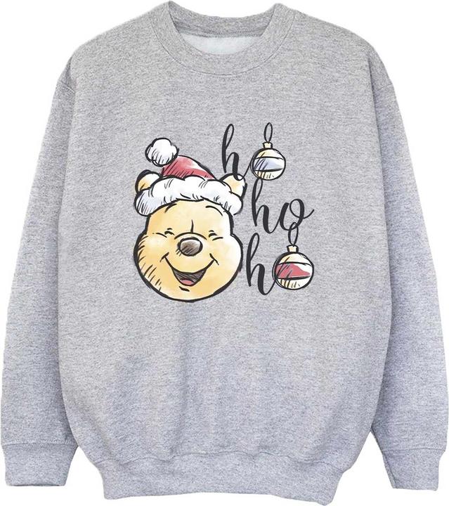 Disney Winnie The Pooh Ho Ho Ho Baubles Sweatshirt Jungen