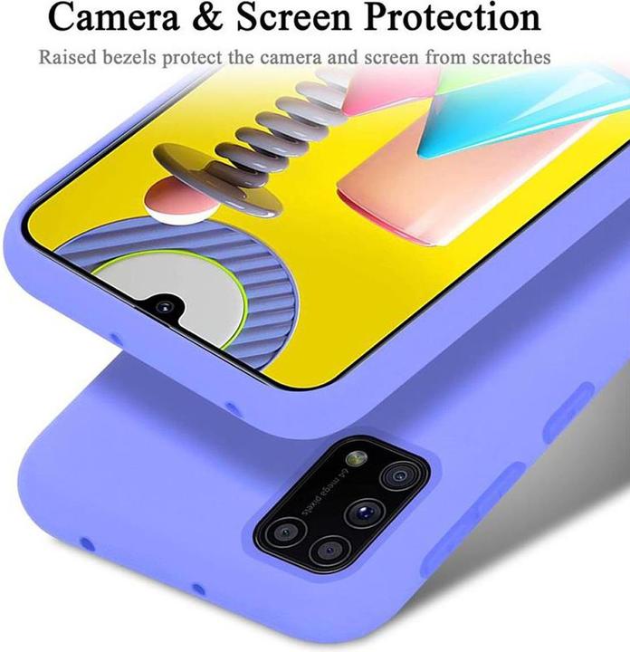 Actual product image Cadorabo TPU Liquid Silicone Case Cover (Samsung Galaxy M31)
