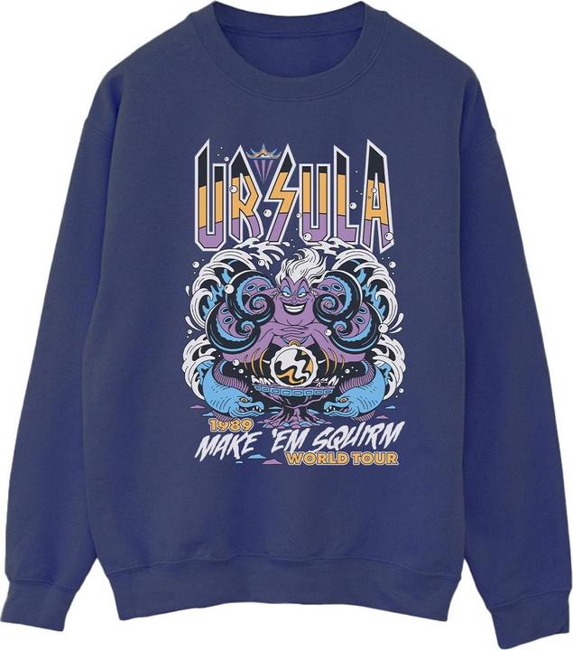Actual product image Disney Mens Villains Ursula Make Em Squirm Sweatshirt (L)