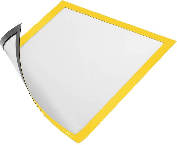 Actual product image Durable 2 magnetic frames DURAFRAME® MAGNETIC A4 yellow