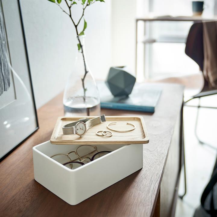 Actual product image Yamazaki Schmuck-Aufbewahrungsbox RIN