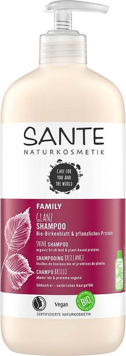 Produktbild Sante Family Glanz Shampoo Bio-Birkenblatt & pflanzliches Protein (250 ml, Flüssiges Shampoo)