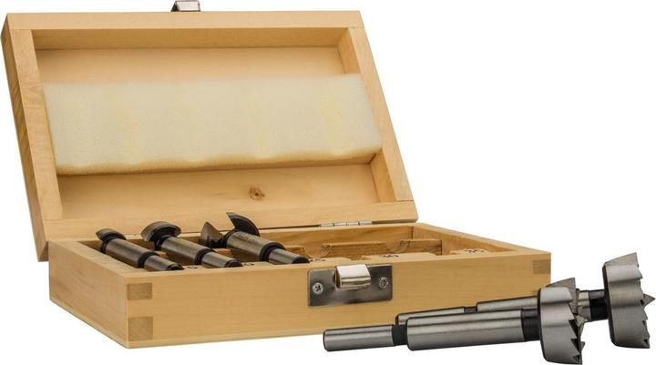 Actual product image Makita Forstner bit set (15 millimetres, 25 millimetres, 30 millimetres, 35 millimetres, 20 mm)