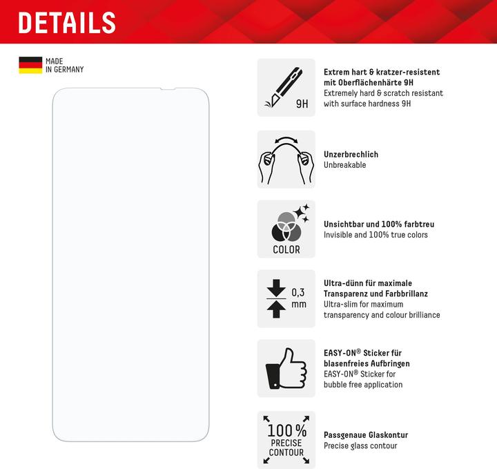Produktbild Displex Smart Glass, Displayschutzfolie (1 Stück, Samsung Galaxy A06)