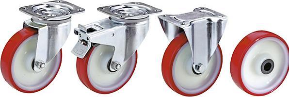Actual product image Tente Polyurethane tire on polyamide rim