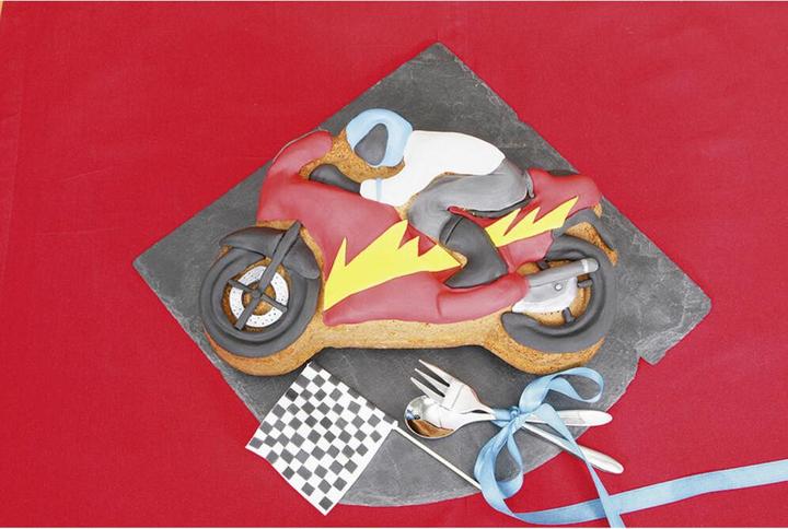 Produktbild Städter Motivbackform - Motorrad