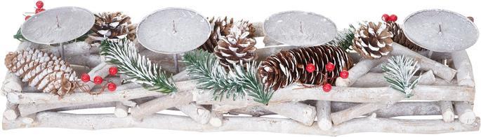Image du produit Swisshandel24 Couronne de l'Avent (50 x 15 x 11 cm)