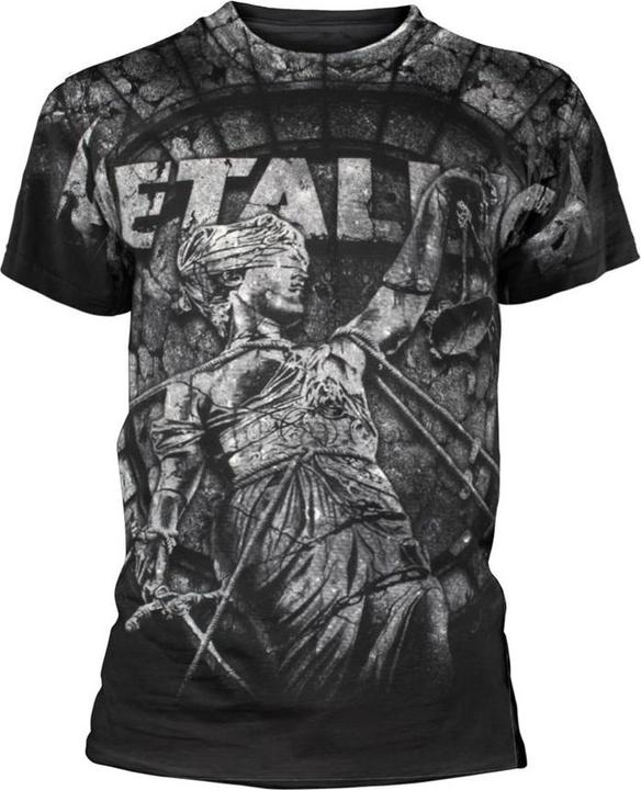 Metallica Unisex Adult Stoned Justice All-Over Print T-Shirt (S)